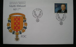 FDC Ahtisaari 60 v 23.6.1997 - LaPe 1386