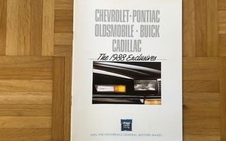 Esite GM Exclusives 1988: mm. Caprice, Bonneville, Electra