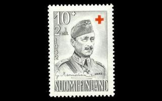 407 ** Punainen risti Mannerheim 10+2mk (1952)