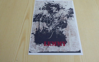 Lemmy Motörhead Pop Art taidekuva koko noin 13 cm x 18 cm