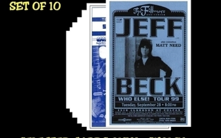 JEFF BECK -- postikorttisetti   (Upea Lahja !!) #1
