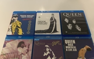 Queen/freddie mercury  blu-ray 6kpl