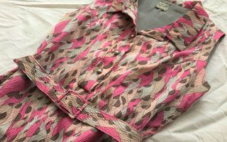 VINTAGE 50-luvun / 60-luvun pinkki mekko 50s 60s retro S 38