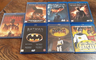Batman Blu-ray elokuvat 10kpl
