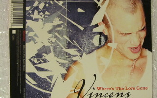 Vincens • Where's The Love Gone CD Maxi-Single