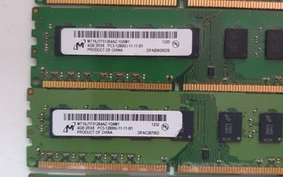 Micron 16Gb (4x 4GB) DDR3 1600MHz