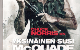 CHUCK NORRIS ON YKSINÄIN SUSI McQUADE.  DVD