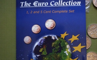 12 x 1, 2  ja 5 cent ensimmäiset eurot