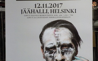 MARILYN MANSON 2017 HKI KEIKKAJULISTE