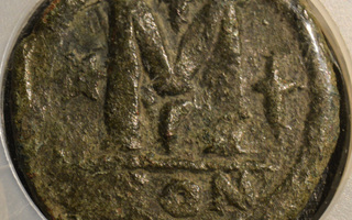 Bysantti Justin I 518-527 40 Nummi/Follis