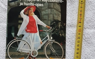 TUNTURI Polkupyörän huolto-opas vuodelta 1986