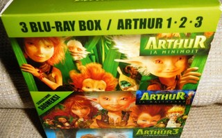 Arthur 1 & 2 & 3 Blu-ray (3 elokuvaa)