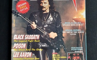 Metal Hammer '89 - Sis.julisteet. Ozzy , Scorpions ...