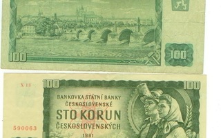 Tsekkoslovakia 100 korun 1961