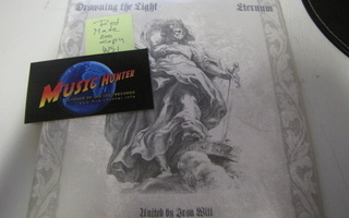 DROWNING THE LIGHT / ETERNUM 7'' SPLIT PUNAINEN LEVY UUSI