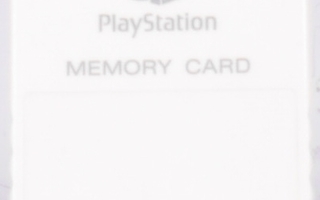 Playstation 1 Memory Card (White)