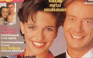 Me Naiset n:o 47 1994 Ira & Juhan. Nina & Jukka. Kennedyt.