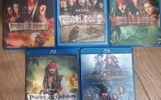 Pirates Of The Caribbean Collection 1-5 -Blu-Ray