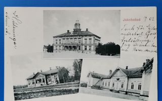 Pietarsaari kolmen kuvan kortti v. 1903
