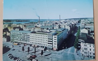 Tampere, näkymä aseman tornista, väripk, p. 1984