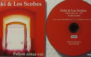 Oski & Los Scobes • Paljon antaa voi CDr-Single
