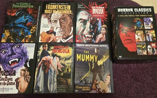 Dvd  HORROR CLASSICS COLLECTION:6 HAMMER MOVIE BOX