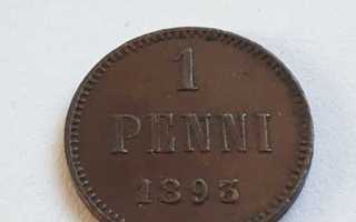 1 penni 1893