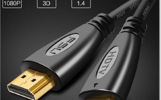 Uusi laadukas 1,5m HDMI-yhteensopiva kaapeli #28827