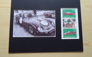 Ferrari taidekuva ja postimerkit paspis koko 20 cm x 25 cm