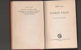Lang, Maria: Varjo vain, KJG 1954, sid., 1.p., K3