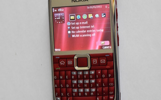 Nokia E71 Red Steel QWERTY uusittu