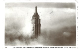 Vanha kortti:New York, Empire State , -31