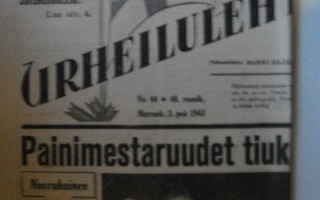 Suomen Urheilulehti Nro 44/1943 (25.2)