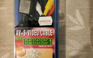 AV+S -Videokaabeli / PlayStation & PlayStation 2