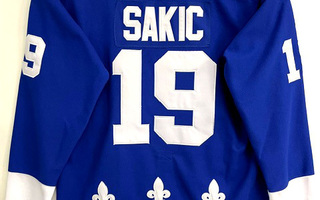 NHL FaniPaita Nordiques Joe Sakic #21, Blue (UUSI)