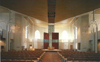 Kirkot: Rantasalmen kirkko, sisänäkymä