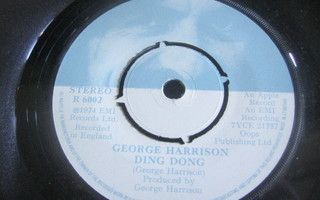 7" - George Harrison - Ding Dong / I Don't Care Anymore