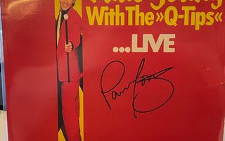 Paul Young With The Q-Tips – ...Live vinyyli nimmarilla