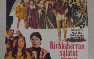 Kirkkoherran salatut riemut (1972) - vanha elokuvajuliste