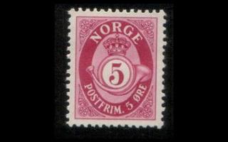 Norja 218 ** Postitorvi 5 öre (1940)