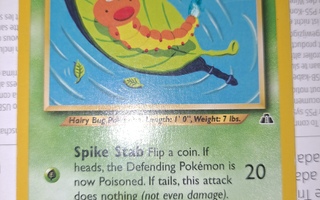 Pokemon Weedle 70/75 Neo Discovery common card