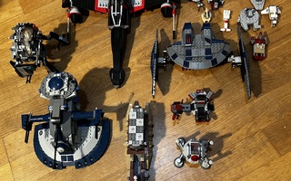 17 kpl Lego Star Wars aluksia