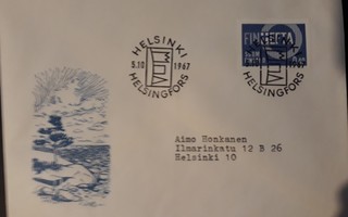 1967  Hki - Lippunäyttely