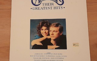CARPENTERS Their greatest hits 397048-1 1990 Suomi