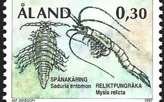 Åland 1997  Yleism Jääkauden reliktit  0,30 mk ** LaPe 124