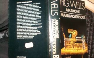 H. G. Wells AIKAKONE - MAAILMOJEN SOTA ( 1 p. 1979) Sis.pk