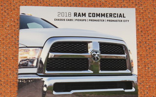 2018 Dodge Ram Pickup esite - KUIN UUSI - 16 sivua