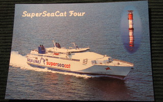 Silja Line. Super Sea Cat Four . Laivapostikortti