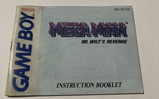 Gameboy Mega Man manual