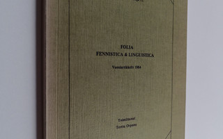 Folia fennistica & linguistica Vuosiartikkelit 1984